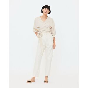 Esby Emma Trousers in Natural Slub